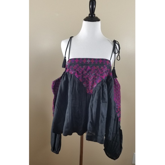 Free People Vacay Vibin Cold Shoulder Top - Picture 5 of 8